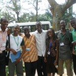Some of my new friends from Kenya & Rwanda and Jude from SU UG 